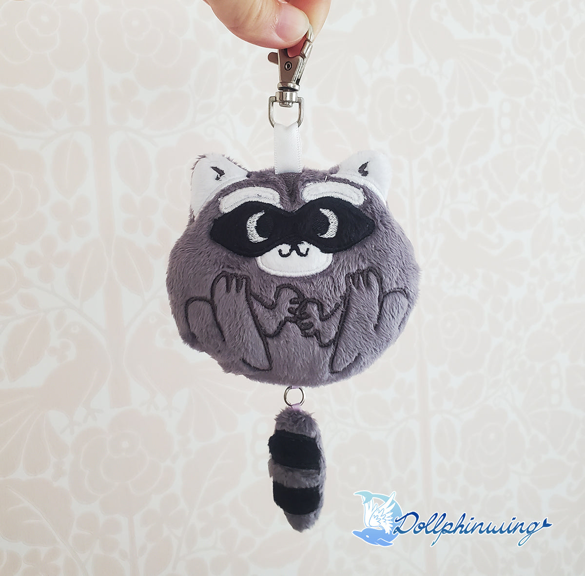 Round Raccoon Plush Embroidery Files