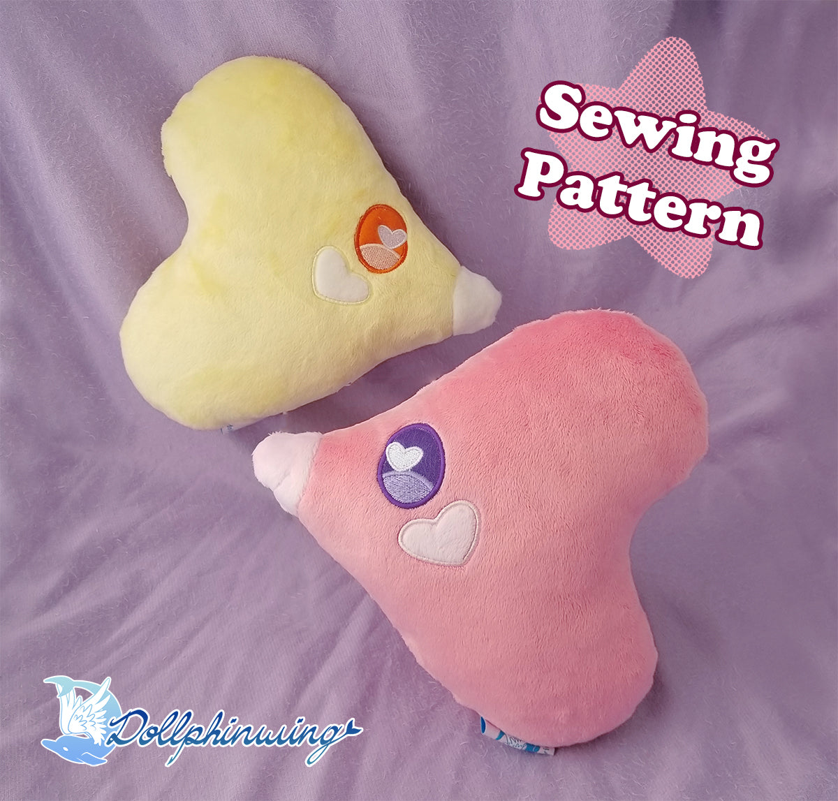 Heart Fish Plushie Pattern