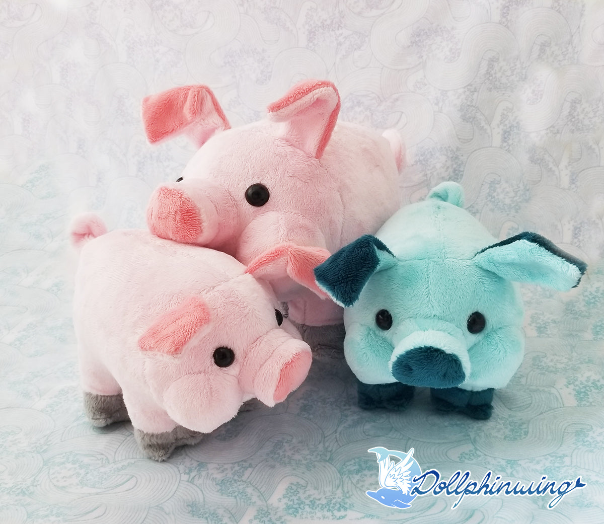 Chubby Pig Plushie Sewing Pattern