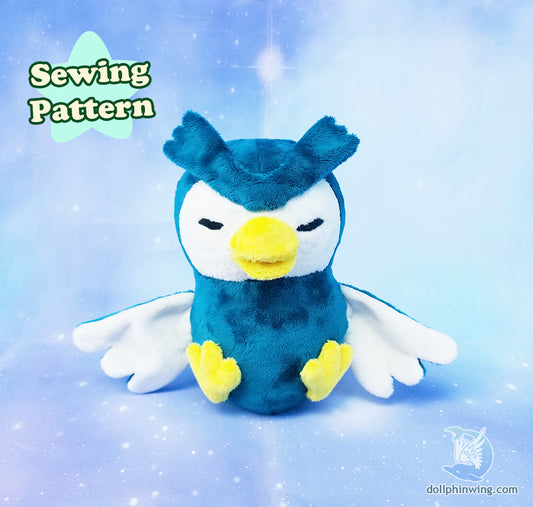 Owl Plushie Sewing Pattern