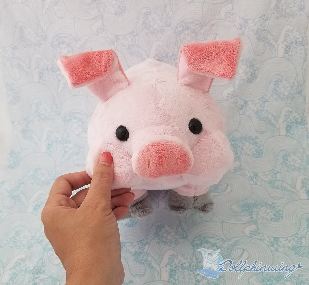 Chubby Pig Plushie Sewing Pattern