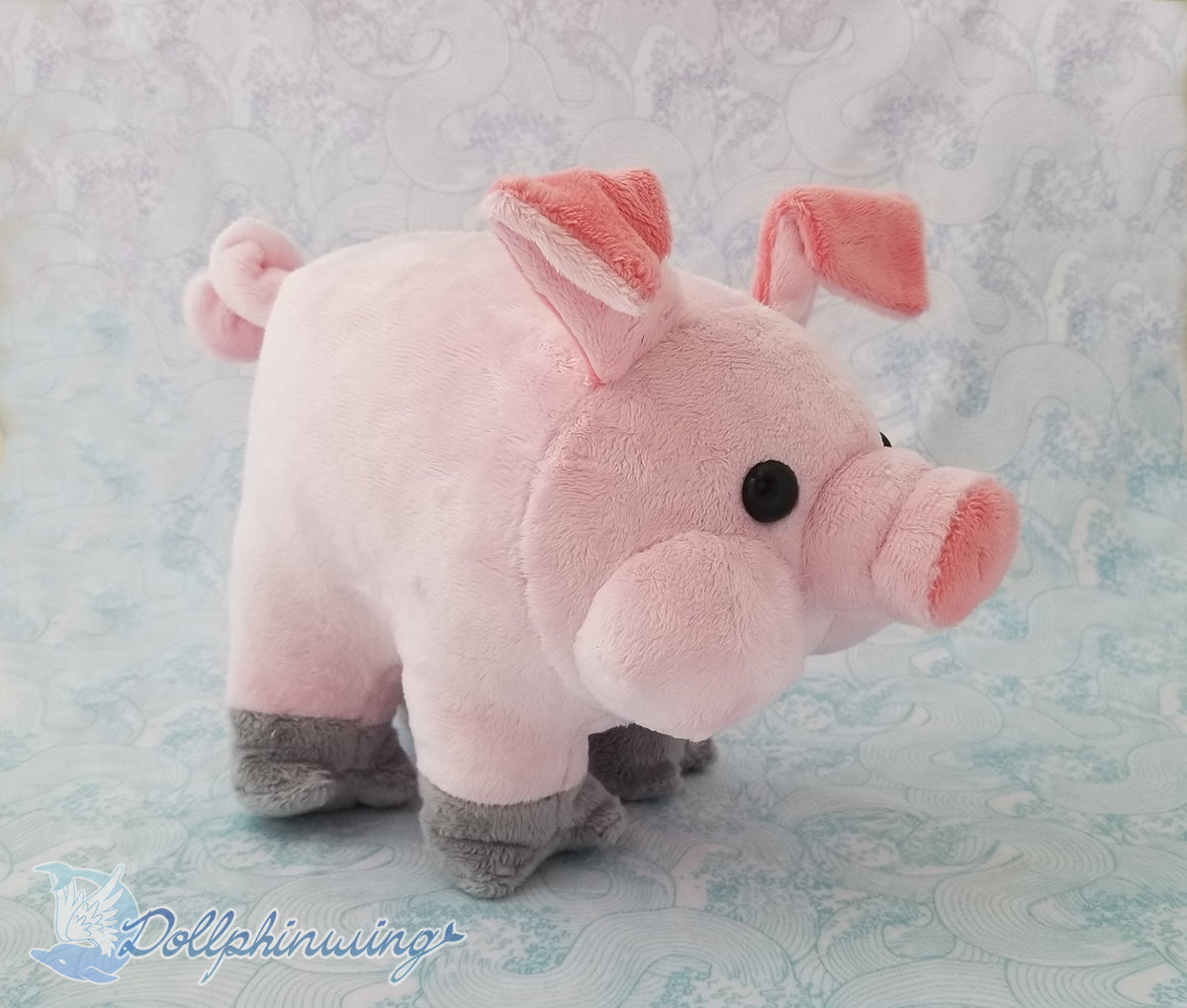 Chubby Pig Plushie Sewing Pattern