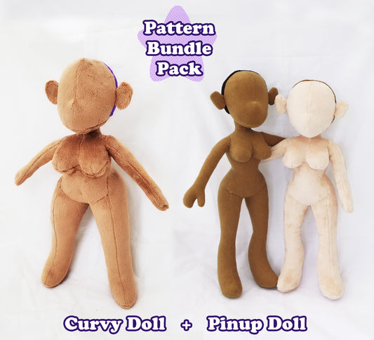 Curvy Pinup Doll Sewing Pattern Bundle