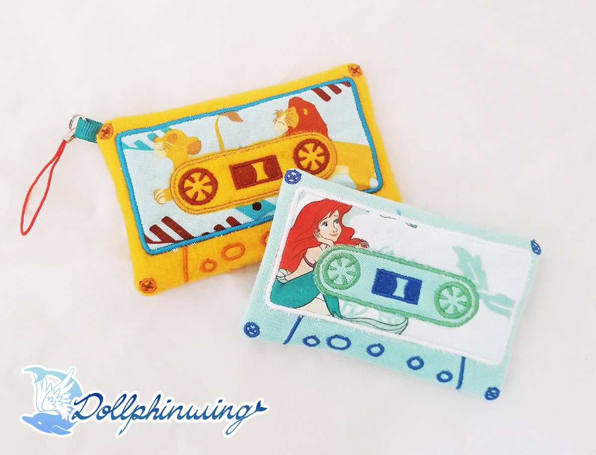 Cassette Tape ITH Embroidery Pattern