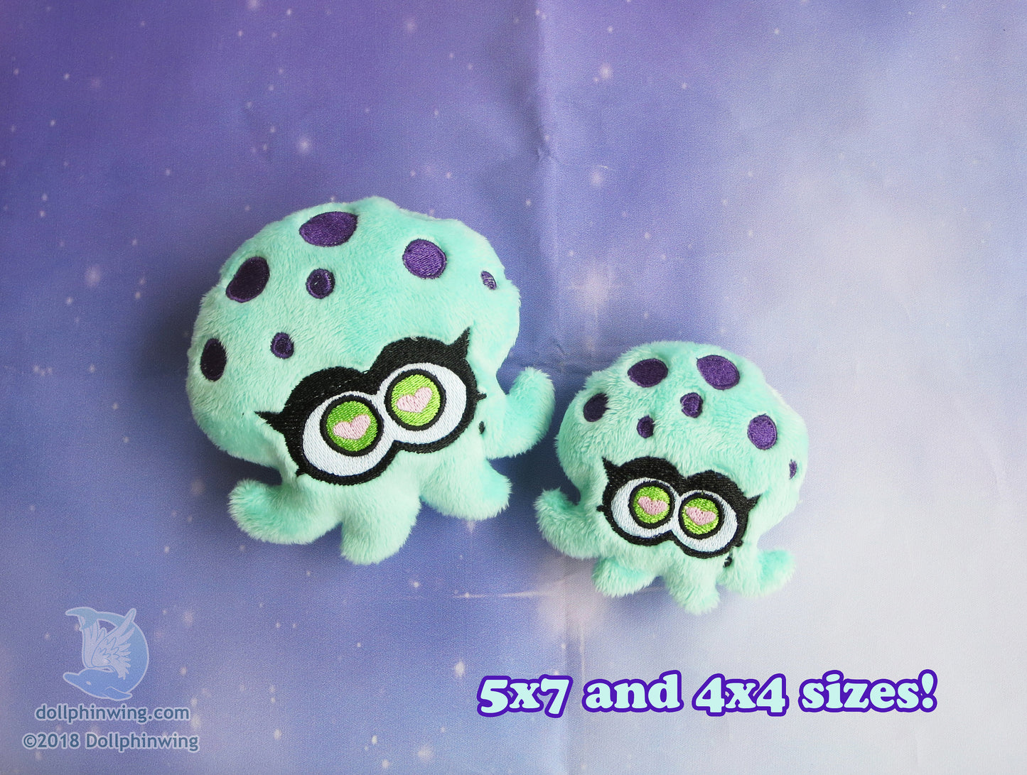 Squid and Octopus Friends ITH Embroidery Pattern${tags}