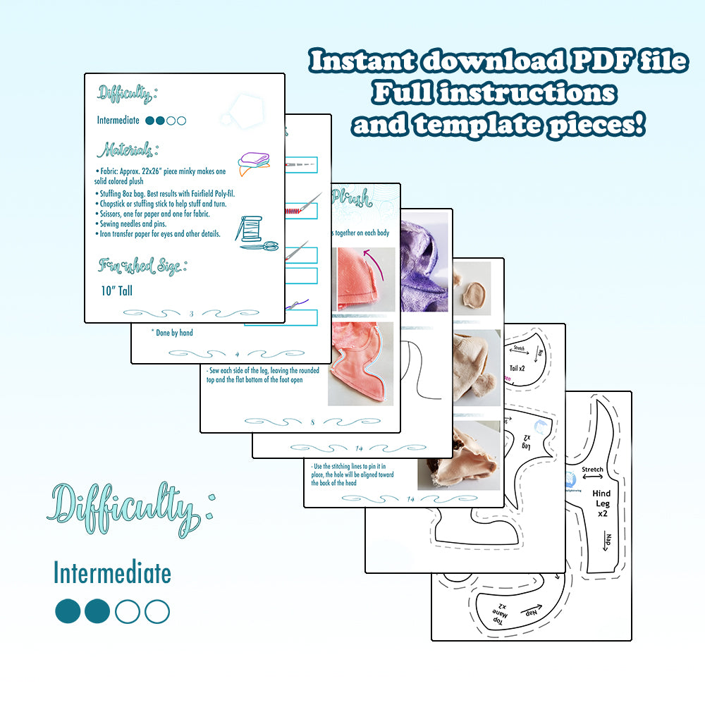 Aisha Plush Sewing Pattern