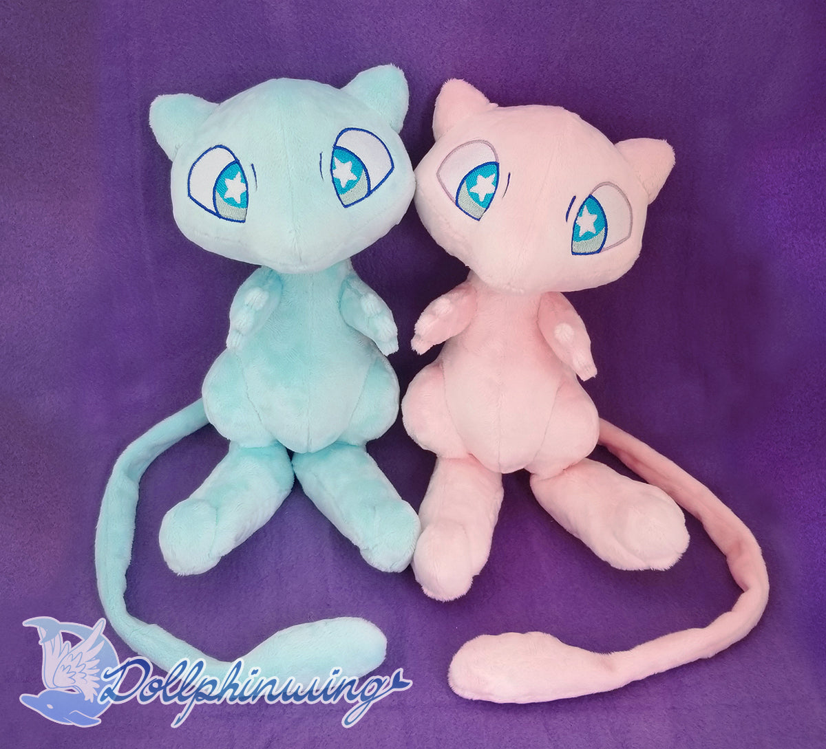 Handmade Mew Plushie (Made to Order) – Dollphinwing