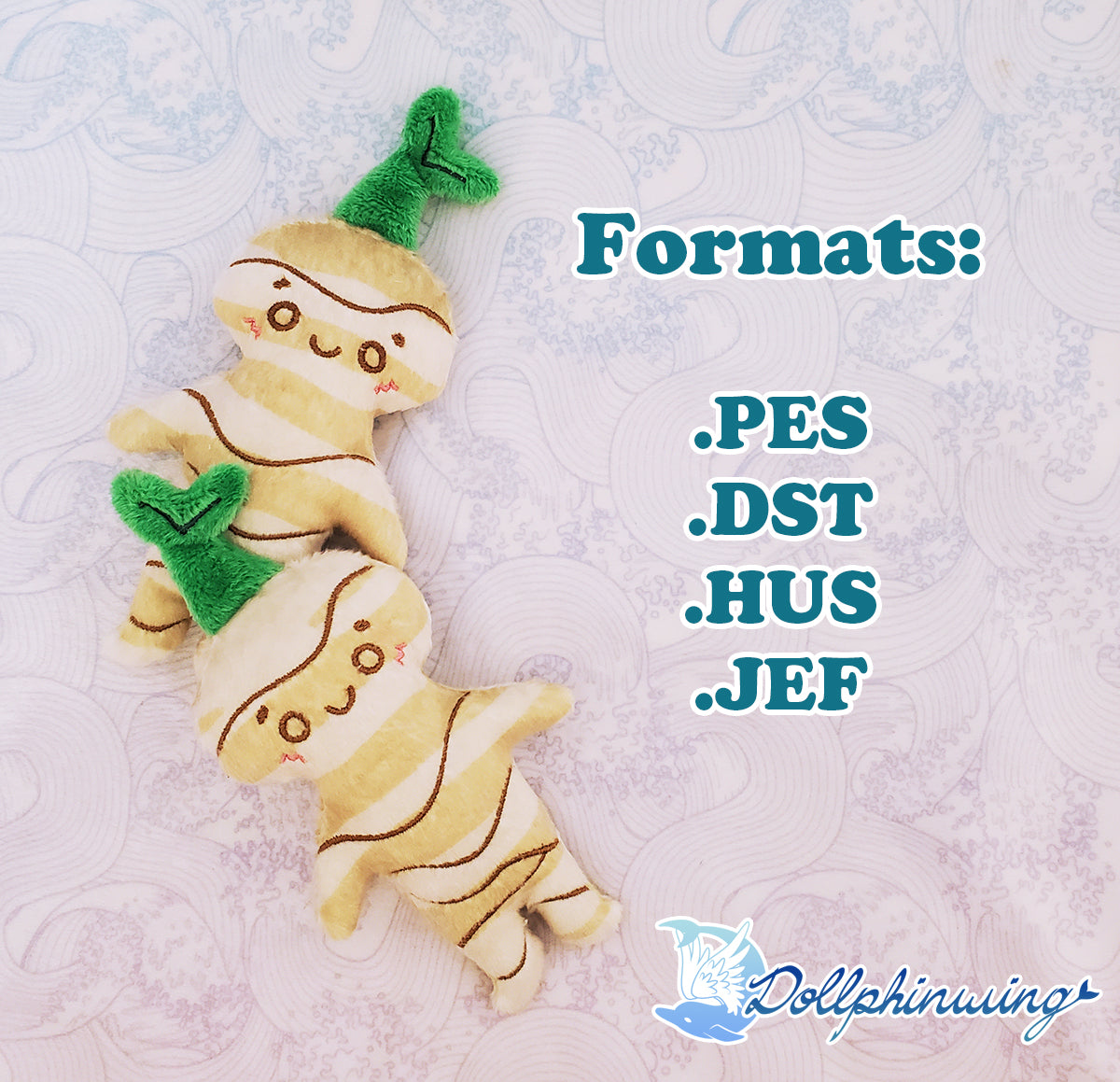 Mandrake Plush Embroidery ITH File