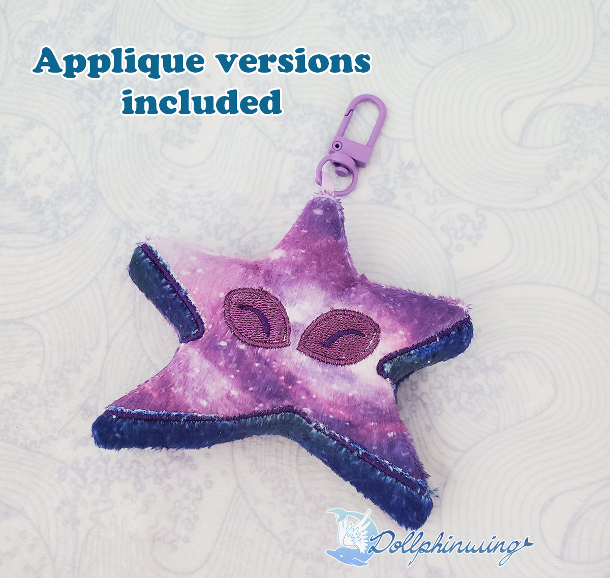 Nerkmid Plush Embroidery File ITH Pattern
