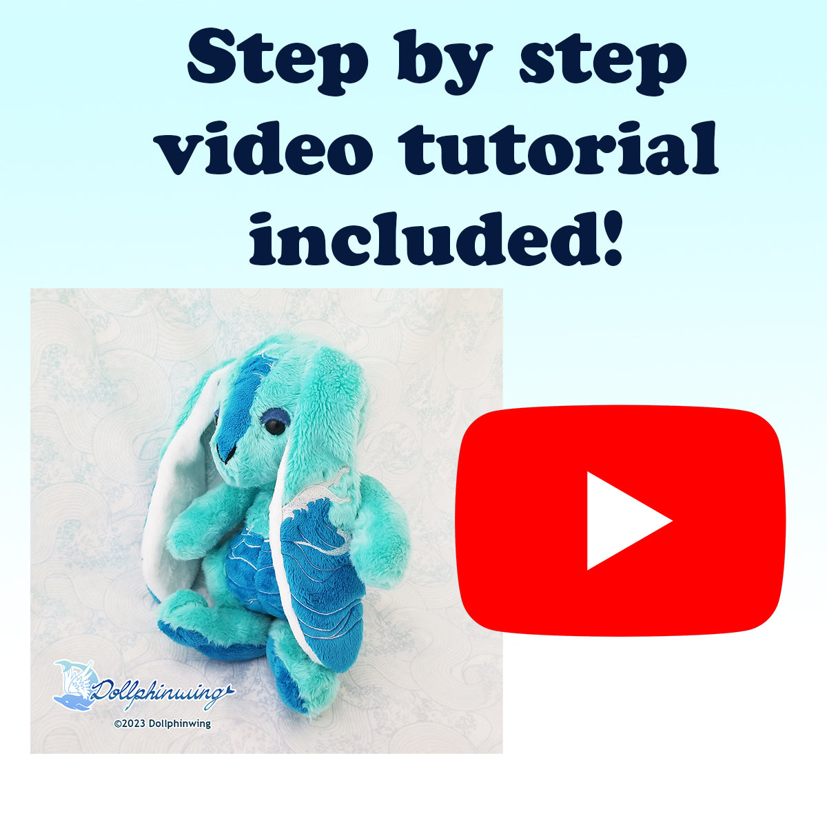 Bunny Plush Sewing Pattern PDF