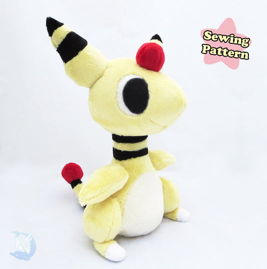 Ampharos Plush Sewing Pattern ${tags}