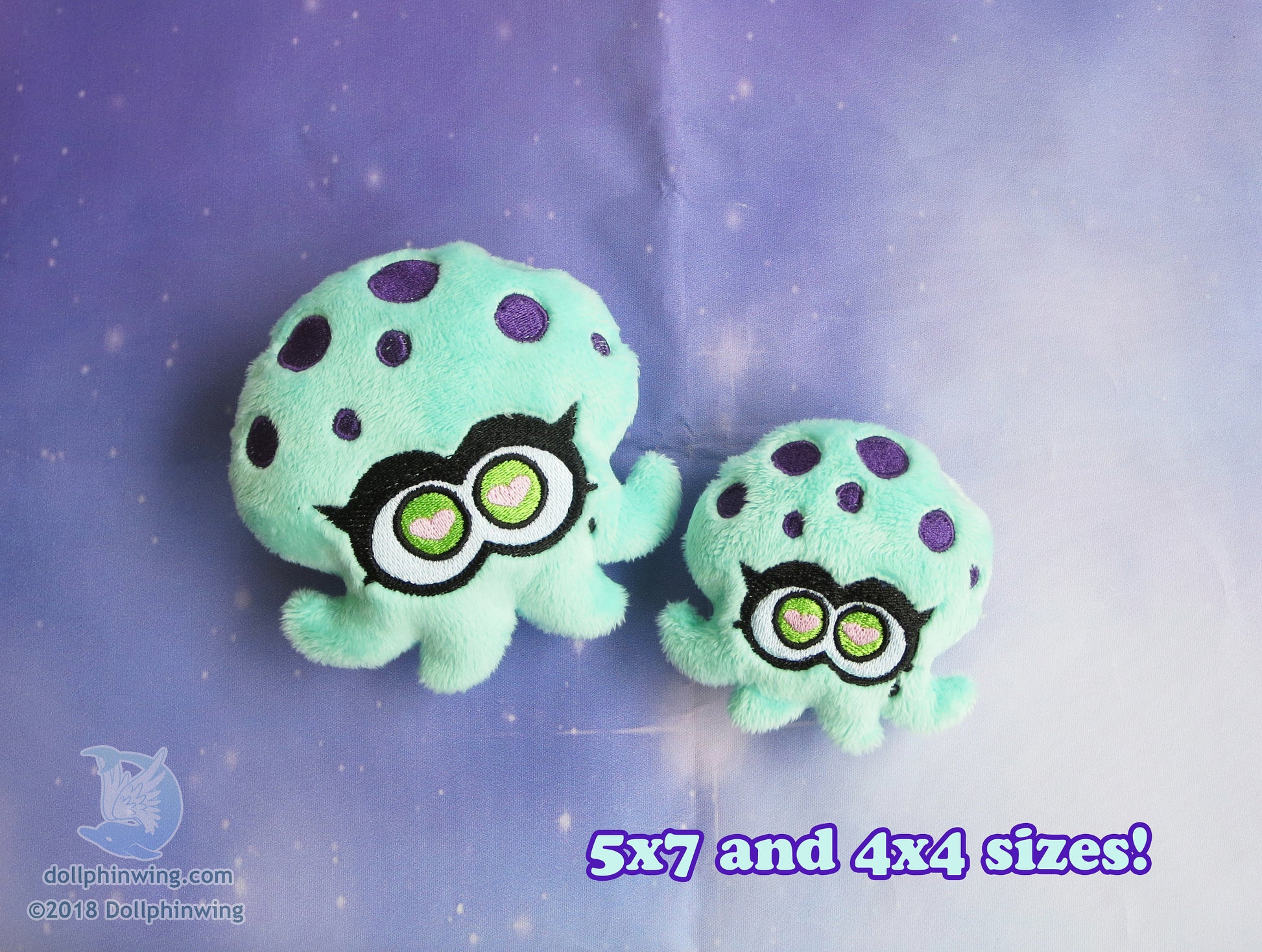 Squid and Octopus Friends ITH Embroidery Pattern${tags}