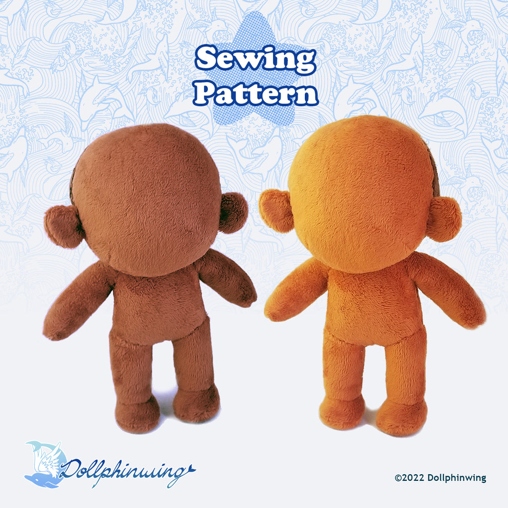 Small Doll Sewing Pattern - Dollphinwing