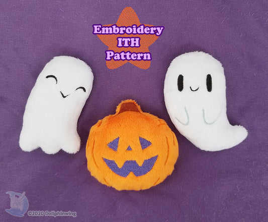 Pumpkin & Ghosties ITH Pattern